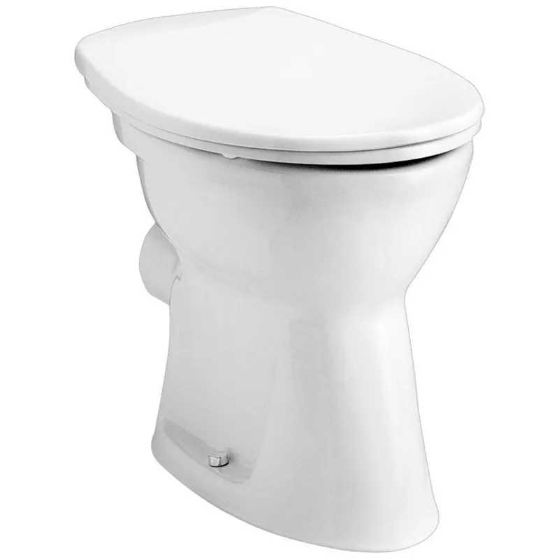 Alföldi Bázis CLEAN FLUSH - perem nélküli álló wc lapos öblítésű hátsó kifolyású 7095 R0 01 (7095R001)Alföldi Szuper akció