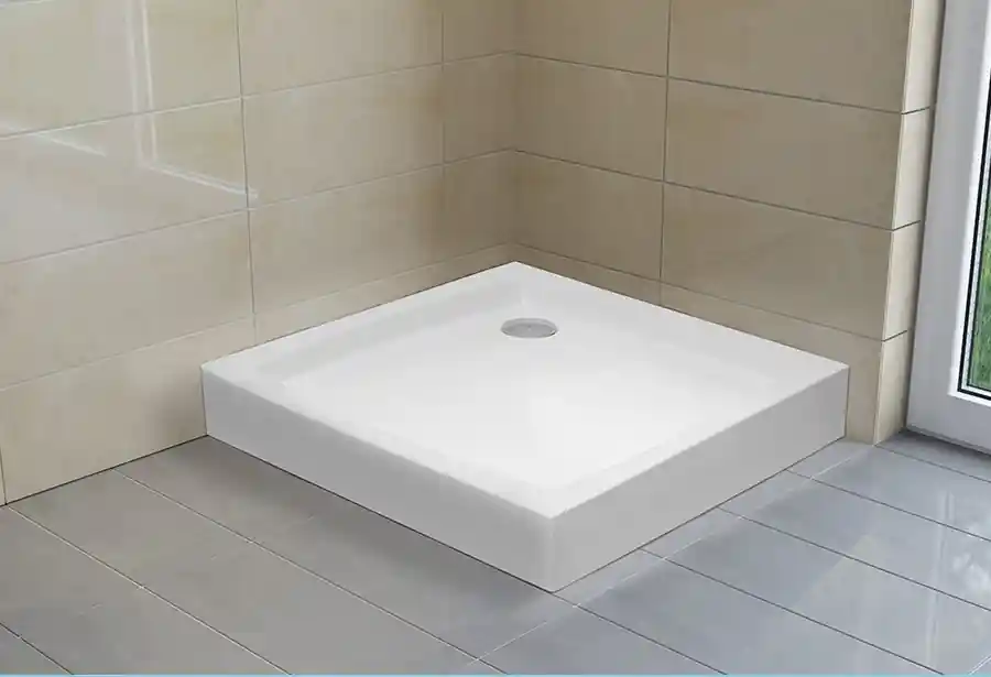 Legkelendőbb H2O Nero C 80x80x14 cm szögletes zuhanytálca 12317H2O