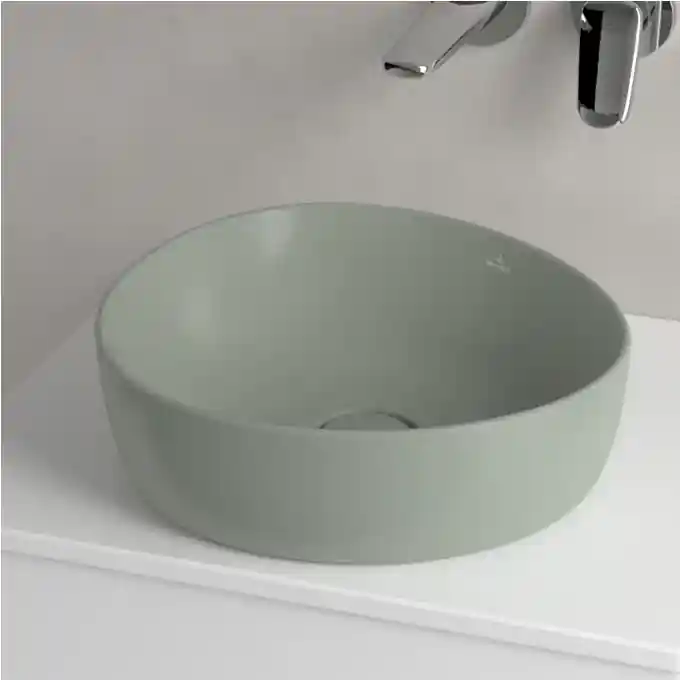 Szezonális akció Villeroy & Boch Antao 40x39,5 cm ráültethető modó CeramicPlus felülettel Morning Green 4A7240R8Villeroy & Boch