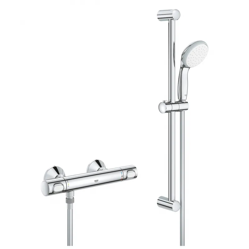 Grohe Precision Flow termosztátos zuhanycsaptelep zuhanygarnitúrával 34841000Grohe Akciós ár