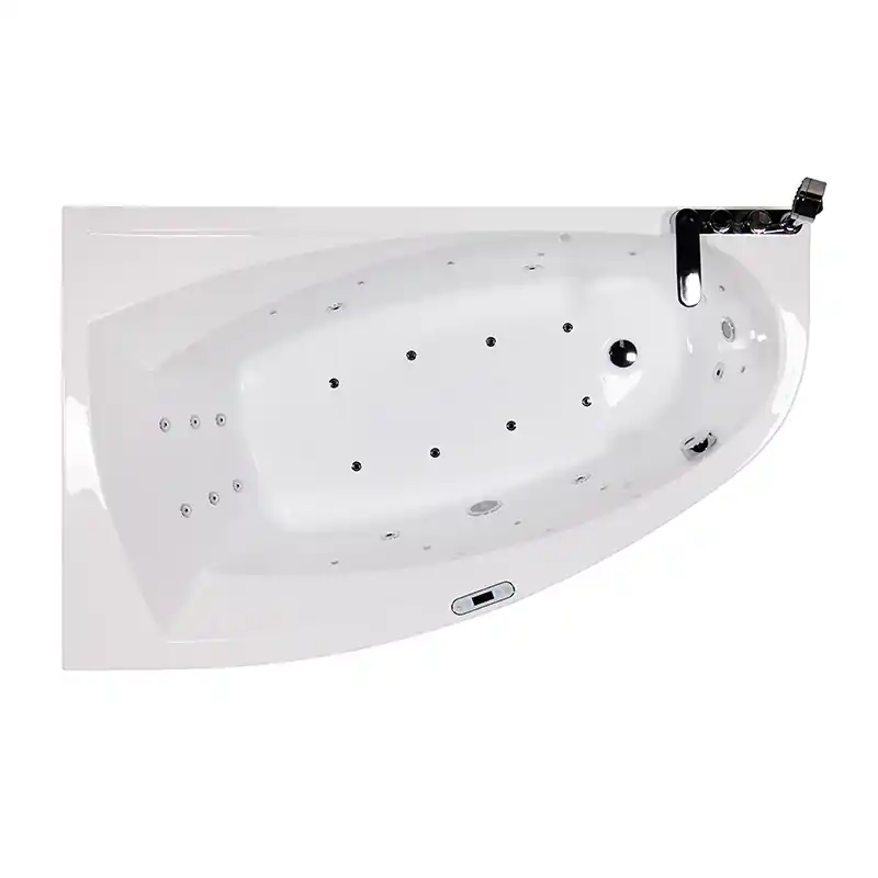Wellis Matana E-Max™ 170x75 cm-es hidromasszázs kád balos Flipper csapteleppel WK00161-1Wellis Legkelendőbb