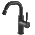 Bugnatese KOBUK MINI Bidet csaptelep leeresztővel tört kifolyóval, matt fekete 2225QOPBugnatese Exkluzív ajánlat