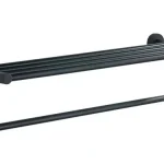 Kedvezmény Sapho AQUALINE SAMBA fix törölközőtartó polc, fekete SB214Aqualine
