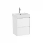 Outlet Roca Ona Compact 45 cm fürdőszoba bútor mosdóval, matt fehér A851681509Roca