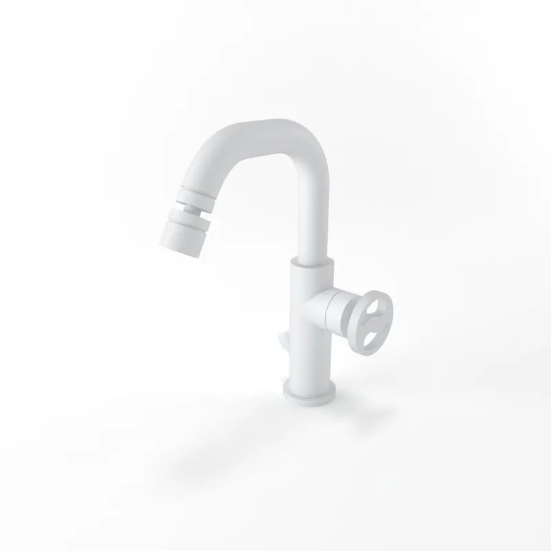 Kedvezményes ár Bugnatese MILLENOVECINQUANTA Bidet csaptelep leeresztővel, matt fehér 4623BIBugnatese