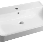 Alacsony ár Sapho GALI 80x48cm fali kerámiamosdó, fehér TU0174Sapho