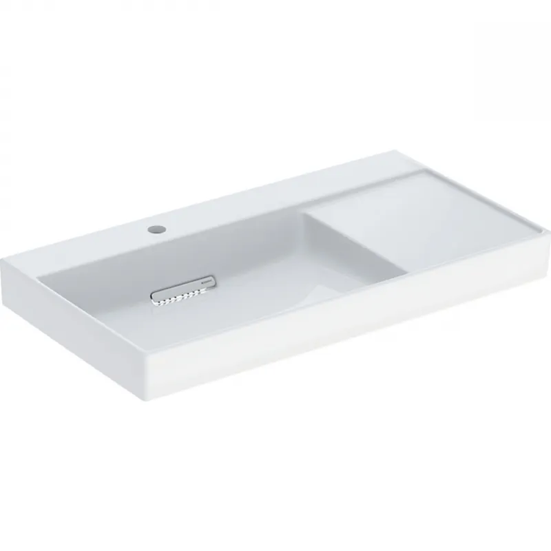Geberit ONE 90x48 cm KeraTect mosdó jobb oldali pakolófelülettel, fehér 505.039.00.1Geberit Bestseller