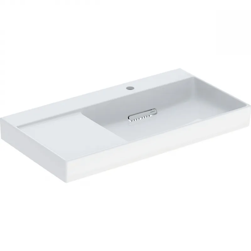Geberit ONE 90x48 cm KeraTect mosdó bal oldali pakolófelülettel, fehér 505.043.00.1Geberit Utolsó esély