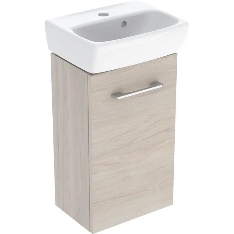 Geberit Selnova Square 36 alsó szekrény mosdóval, világos hikoridió 502.745.00.1Geberit Legnépszerűbb