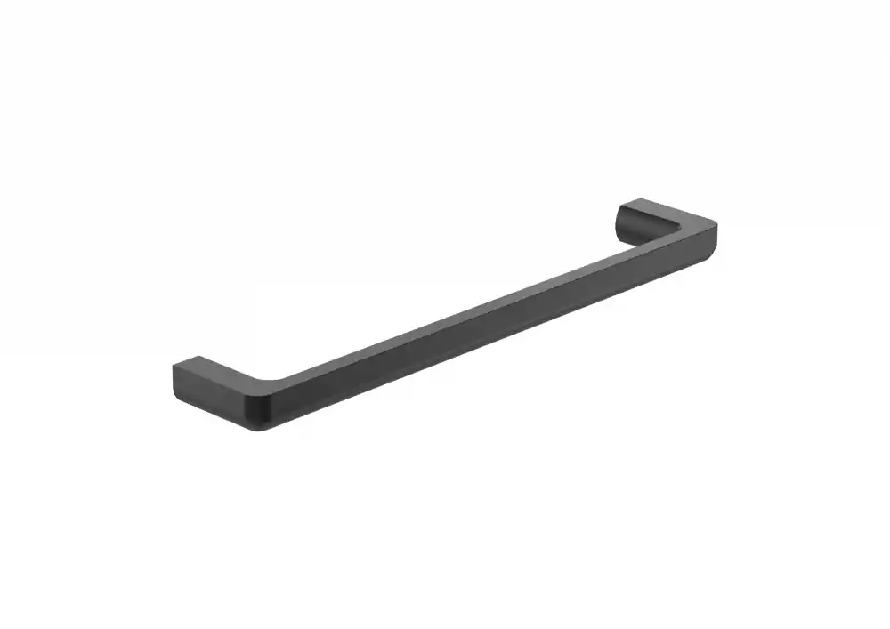 Biztonságos vásárlás Roca Tempo fali törölközőtartó 45 cm-es, szálcsiszolt titán fekete A817029NM0Roca