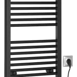 Sapho AQUALINE DIRECT-E 450x960mm elektromos fürdőszobai radiátor, matt fekete ILE94TBAqualine Biztonságos fizetés