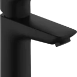 Azonnali szállítás Hansgrohe Logis egykaros mosdócsaptelep 100, fém automata lefolyó-garnitúrával, matt fekete 71171670Hansgrohe