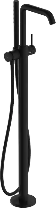 Vedd meg online Hansgrohe Tecturis S egykaros szabadonálló kádcsaptelep, matt fekete 73440670Hansgrohe