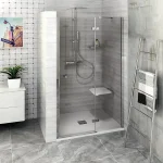 Outlet Sapho POLYSAN FORTIS LINE 130 jobbos 2 részes zuhanyajtó, króm FL1413RPolysan