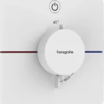 Árcsökkenés Hansgrohe ShowerSelect Comfort Q Falsík alatti termosztát, 1 funkciós, matt fehér 15581700Hansgrohe