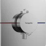 Akciós ár Hansgrohe ShowerSelect Comfort Q Falsík alatti termosztát mennyiségszabályozóval, króm 15588000Hansgrohe