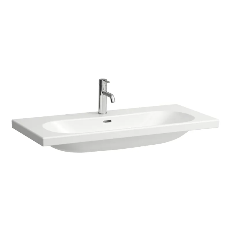 Legjobb ár Laufen Lua mosdó 100x46 cm, egy csaplyukkal alsó felülete csiszolt H8160890001041Laufen