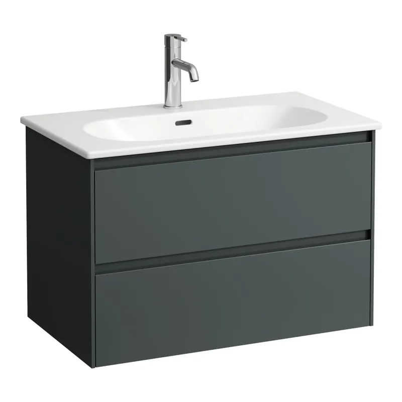 Laufen Lua 80 cm mosdószekrény mosdóval, traffic grey H8600872661041Laufen Vásárlói kedvenc