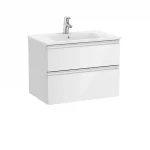 Roca The Gap 70 cm fürdőszoba bútor mosdóval, fényes fehér A851477806Roca Szuper ajánlat