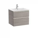 Legnépszerűbb Roca The Gap 60 cm fürdőszoba bútor mosdóval, texturált tölgy A851476402Roca