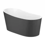 Roca Maui Round STONEX 150x70 cm szabadon álló kád, fehér/onyx A2484990X0Roca Szuper akció