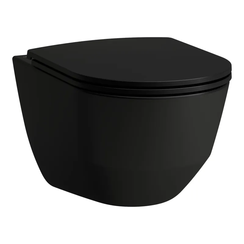 Outlet Laufen Pro perem nélküli fali wc matt fekete H8219667160001Laufen