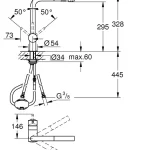 Akció Grohe Minta egykaros mosogatócsap brushed hard graphite 30274AL0Grohe