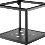 Kedvezményes ár Deante Temisto fürdőszobai fali mosdótartó konzol 60x50 cm , matt fekete CSW_X60ADeante