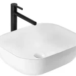 Rea Mona Slim 50,5x40 cm pultra ültethető mosdó, fehér REA-U6300Rea Gyors kiszállítás