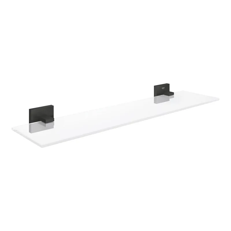 Szezonális akció Grohe Start Cube üvegpolc, matt fekete 411092430Grohe