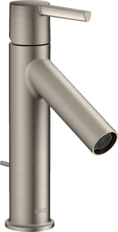 Biztonságos vásárlás Hansgrohe AXOR Starck egykaros mosdócsaptelep 100 automata leeresztővel CoolStart, rozsdamentes acél hatású 10007800Axor