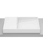 Bestseller Roca Horizon 60x38 cm pultra építhető mosdó, fehér A32727900BRoca