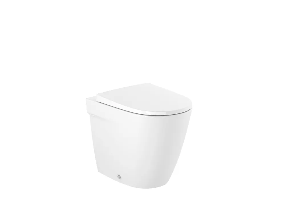 Exkluzív ajánlat Roca Ona Rimless falra tolható álló wc csésze, fehér Supraglaze A347687S00Roca