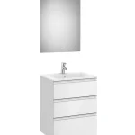 Biztonságos fizetés Roca The Gap 60 cm-es fürdőszobabútor szett, magasfényű fehér A851517806Roca