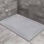 Azonnal elérhető Radaway Doris F 150x80 szögletes öntöttmárvány zuhanytálca, szürke DF1580-52Radaway