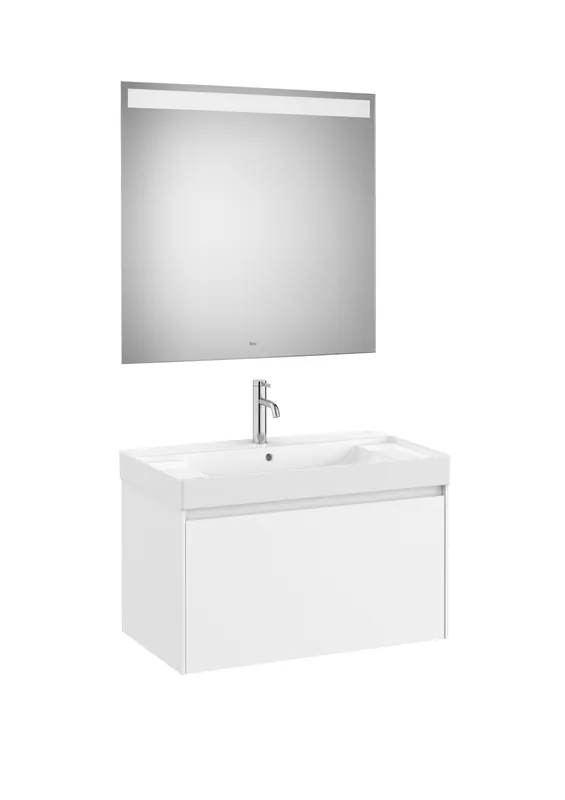Roca Ona 80 cm-es fürdőszobabútor szett, matt fehér A851701509Roca Legnépszerűbb