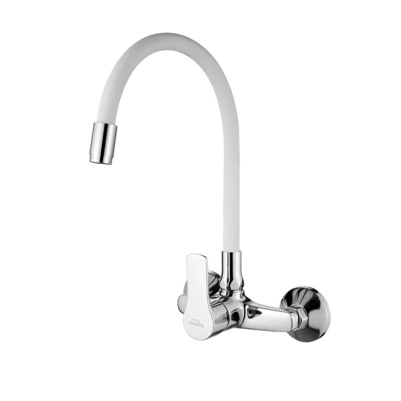 Invena VERSO fali mosogatócsaptelep flexi kifolyóval króm/fehér BC-82-E2S-LInvena Népszerű
