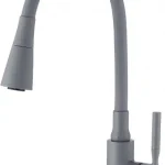 Bestseller Invena HULA PLUS konyhai csaptelep, flexibilis kifolyócsővel, 2 funkciós zuhanyfej, szürke BZ-85-P05-LInvena