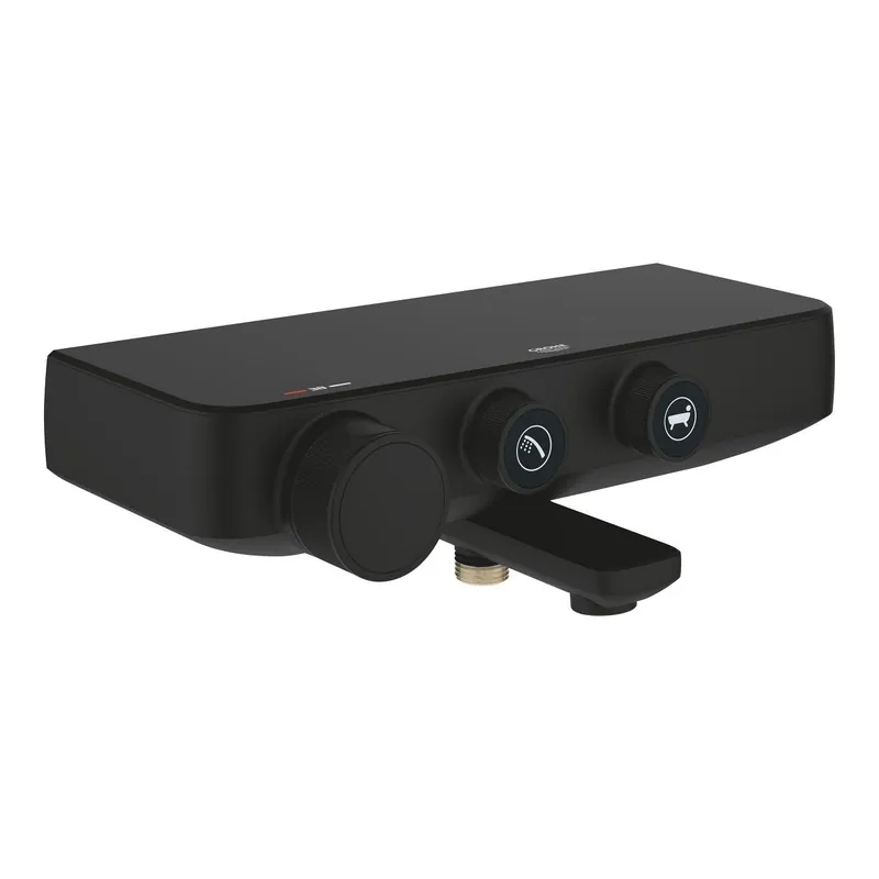 Vedd meg online Grohe Grohtherm SmartControl termosztátos kádcsaptelep, phantom black 102168KF00Grohe