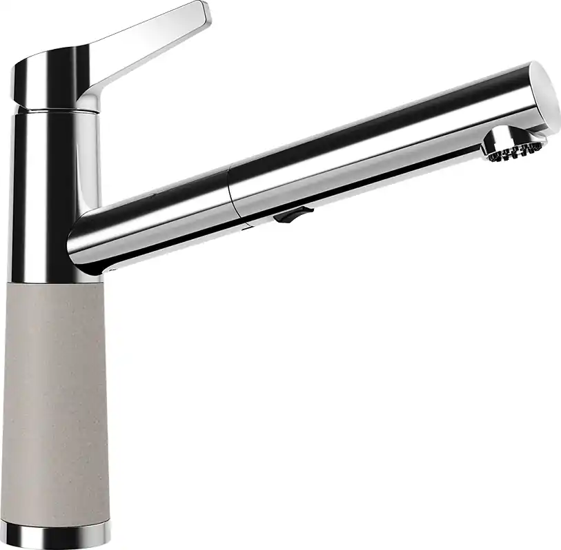 Gyors szállítás Schock SC-510 Cristalite kihúzható fejes mosogató csaptelep, betonszürke 554120BETOSCHOCK