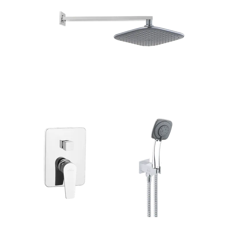 Prémium Invena Dokos falsík alatti zuhanyrendszer szett, króm BS-19-GK2-AInvena