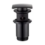 Bestseller Invena click-clack leeresztő túlfolyós mosdóhoz, matt fekete SC-B1-139-LInvena