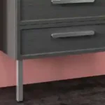 Tboss szögletes tartóláb pár 25 cm, króm (opció Tboss bútorhoz) KRFL25Tboss Legnépszerűbb
