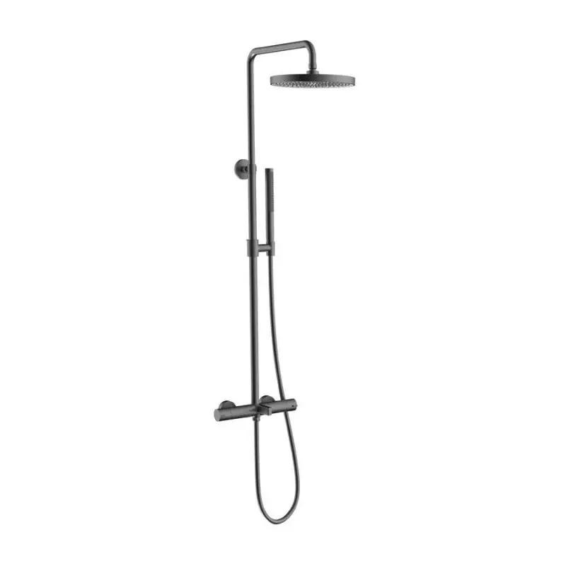 AREZZO design ELEGANT termosztátos zuhanyrendszer kádtöltővel, gun metal AR-3095GMArezzo Design Árcsökkenés