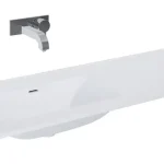 AREZZO design SKAPPA 120 cm balos mosdó csaplyuk nélkül, fehér AR-146038Arezzo Design Olcsó
