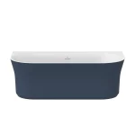 Rendeld meg most Ravak Ypsilon Wall 178x86 cm szabadon álló kád fehér lefolyóval, Deepsea Blue/fehér XC00100070Ravak
