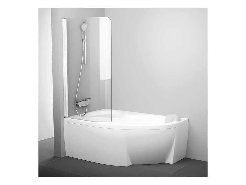 Ravak CVSK1 Rosa 140/150 balos kádparaván Transparent üveggel, fehér 7QLM0100Y1Ravak Szezonális akció
