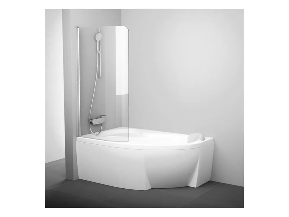 Ravak CVSK1 Rosa 160/170 balos kádparaván Transparent üveggel, szatén 7QLS0U00Y1Ravak Legkelendőbb