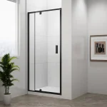 Sapho POLYSAN EASY LINE BLACK 88-102 cm nyílóajtó transzparent üveggel, matt fekete EL1715BPolysan Népszerű