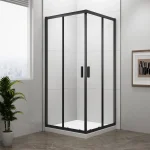 Sapho POLYSAN EASY LINE BLACK 90x90 cm szögletes zuhanykabin transzparent üveggel, matt fekete EL5115BPolysan Kiárusítás